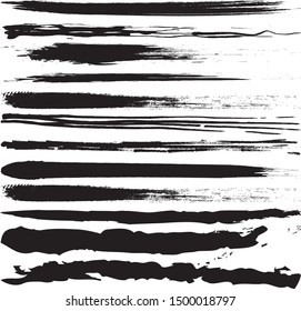 abstract black colors paint brush and strokes,  stripes pattern background. nice black colors brush strokes and hand drawn with horizontal lines pattern background 