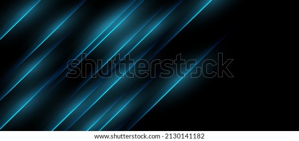 Abstract Black Corporate Background Blue Glowing Stock Vector (Royalty ...