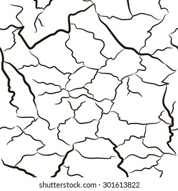 abstract black cracks. seamless texture
