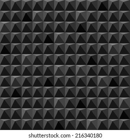 Abstract black cubes geometric background