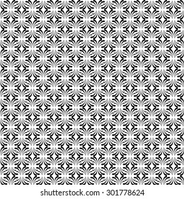 Abstract black curls on a white background. Vector illustration.