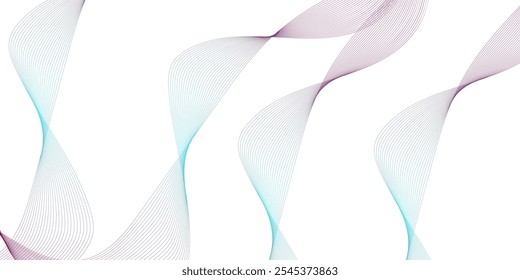 Padrão de linha curva preto abstrato no fundo branco para necessidades de design gráfico e moderno minimalista