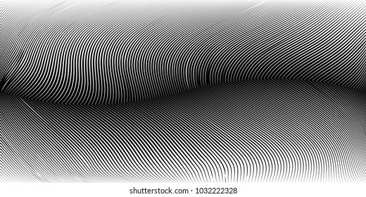 Abstract Black Diagonal Striped Background . Vector parallel slanting, oblique , distorted lines texture