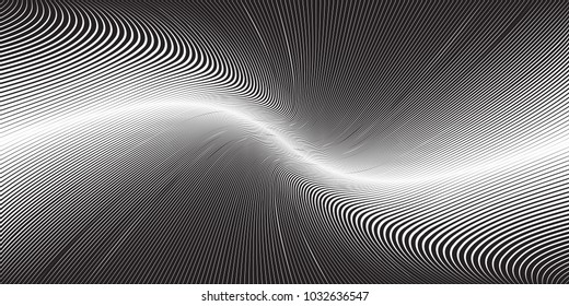 Abstract Black Diagonal Striped Background . Vector parallel slanting, oblique , distorted lines texture