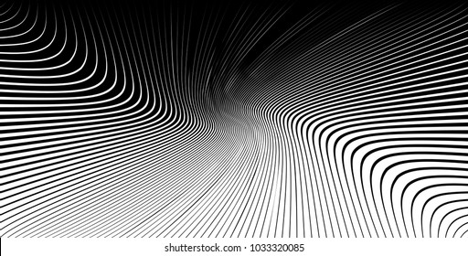Abstract Black Diagonal Striped Background . Vector parallel slanting, oblique , distorted lines texture
