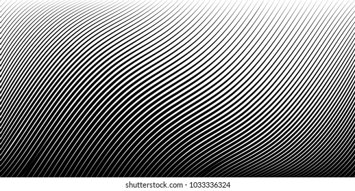 Abstract Black Diagonal Striped Background . Vector parallel slanting, oblique , distorted lines texture