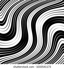 Abstract Black Diagonal Striped Background . Vector parallel slanting, oblique , distorted lines texture