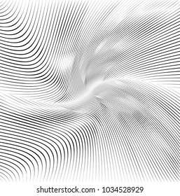 Abstract Black Diagonal Striped Background . Vector curved slanting, oblique lines texture