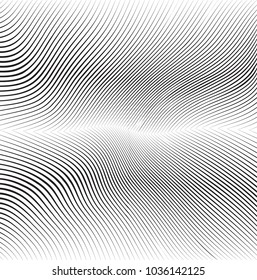 Abstractas fondo de rayas diagonales negras . Vector curvado inclinado, textura de líneas oblicuas