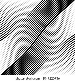 Abstract Black Diagonal Striped Background . Vector parallel slanting, oblique , distorted lines texture