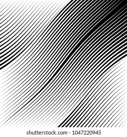 Abstract Black Diagonal Striped Background . Vector parallel slanting, oblique , distorted lines texture