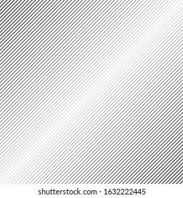 Abstract Black Diagonal Striped Background . Vector straight lines texture