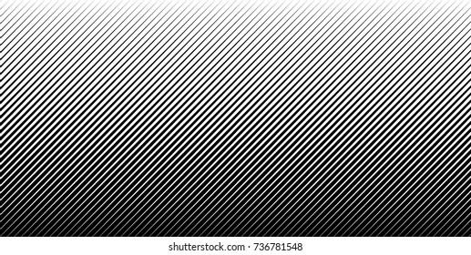 Abstract Black Diagonal Striped Background . Vector parallel slanting, oblique lines texture
