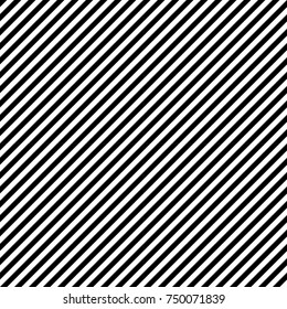 Abstract Black Diagonal Striped Background . Vector parallel slanting, oblique lines texture . Endless , seamless pattern