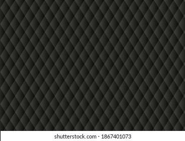 Abstract black diamond texure background.