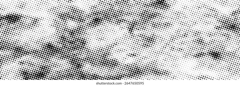 Abstract Black and black Dirty Grunge Background with Halftone Effect. Sports Background with Brush Stroke Illustration