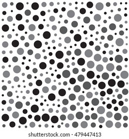 abstract black dot vector background pattern