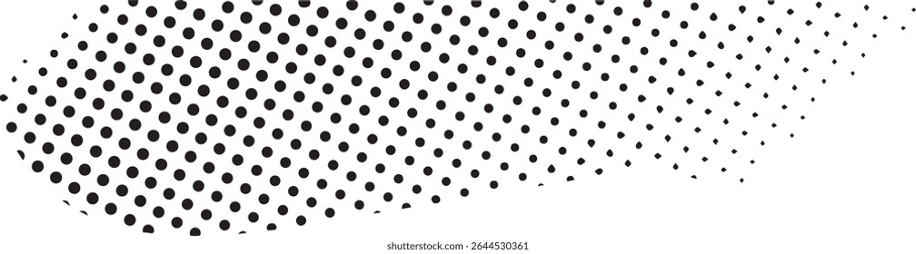 Abstract black dots pattern background design