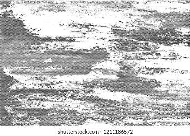 Abstract black dotted background. Halftone brushstrokes. Vector modern background for posters, brochures, sites, web, cards, interior design
