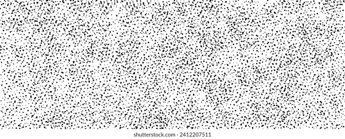 Resumen de grano punteado negro, fondo de textura gruesa