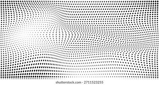 Abstrato preto pontilhado círculo de meio-tom no fundo branco. 