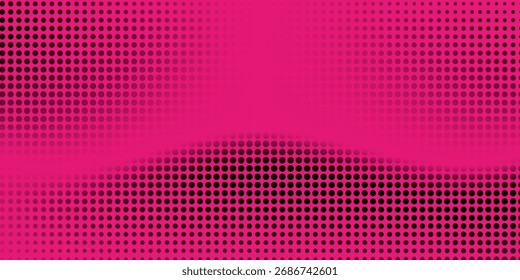 Abstractas fondo rosa punteado negro.