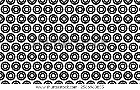 abstract black double circle pattern suitable for background.