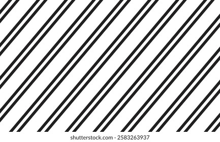 abstract black double line pattern can be used background.