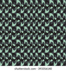 Abstract black emerald illusion background. Seamless pattern
