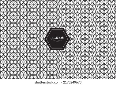 Abstract black ethnic geometric pattern background or wallpaper template.  Vector eps.
