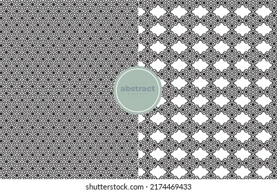 Abstract black ethnic geometric pattern background or wallpaper template. Vector eps.
