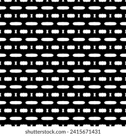 Abstract black figures on a whire background. Seamless texture for fashion, textile design,  on wall paper, wrapping paper, fabrics and home decor. Simple repeat pattern.