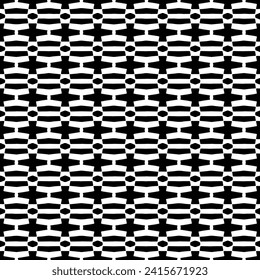 Abstract black figures on a whire background. Seamless texture for fashion, textile design,  on wall paper, wrapping paper, fabrics and home decor. Simple repeat pattern.