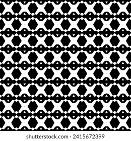 Abstract black figures on a whire background. Seamless texture for fashion, textile design,  on wall paper, wrapping paper, fabrics and home decor. Simple repeat pattern.