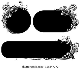 Abstract black frame
