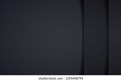 Abstract black frame background. Modern tech layout design template.