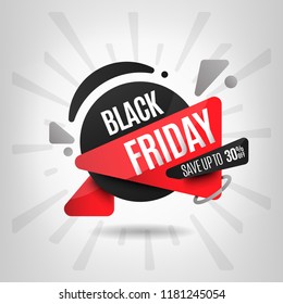 Abstract black friday background
