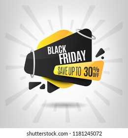 Abstract black friday background