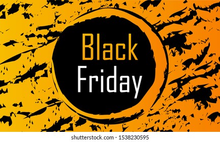 Abstract Black friday concept banner 