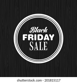 Abstract black Friday label on a special background
