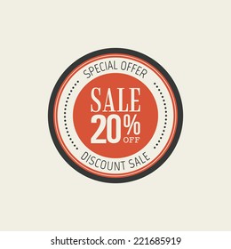 abstract black friday label on a white background