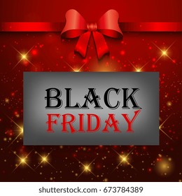 Abstract black friday layout background. Template for your design. Vector illustration