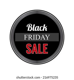 abstract black friday object on a white background
