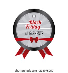 abstract black friday object on a white background