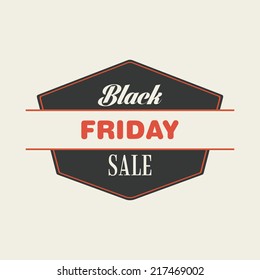 Abstract black friday object on a white background