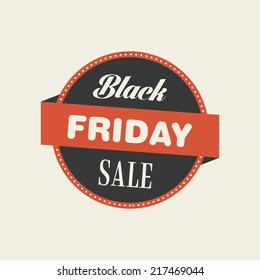 Abstract black friday object on a white background