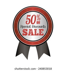 Abstract black friday object on a white background