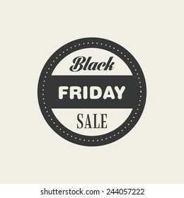 abstract black friday object on a white background