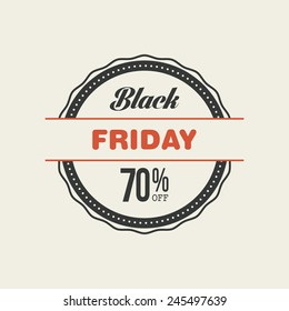 abstract black friday object on a white background