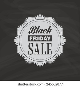 abstract black friday object on a black background